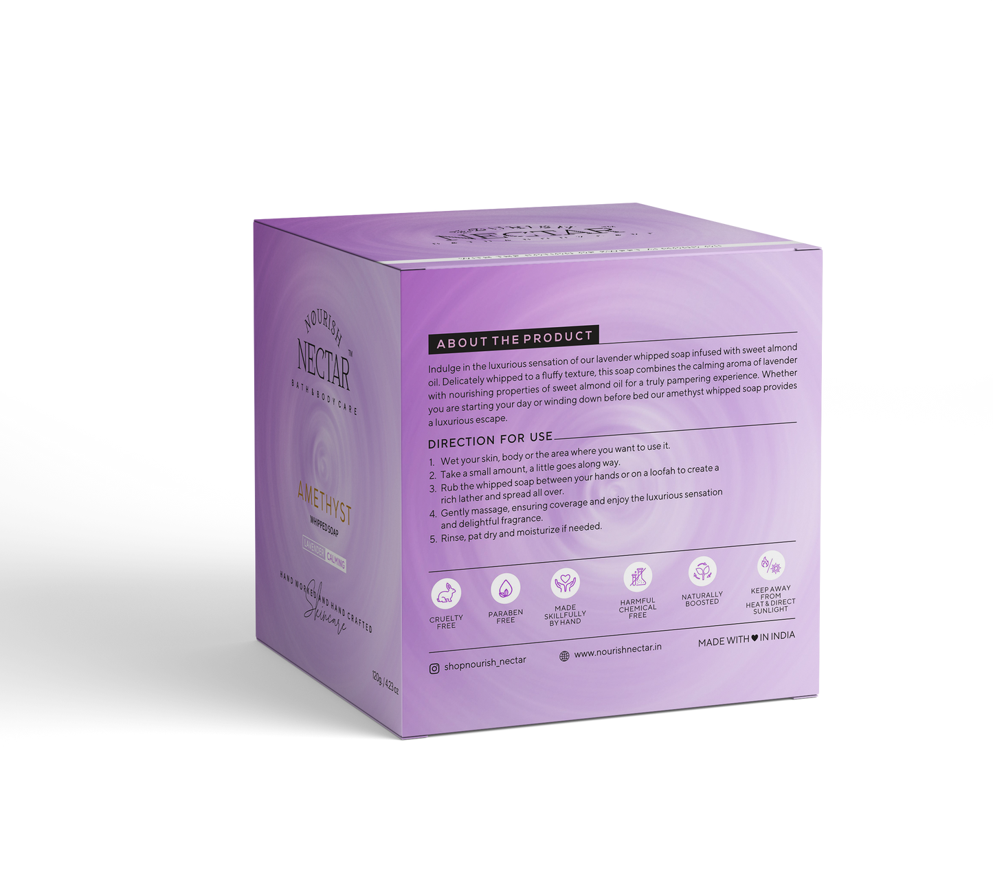 Amethyst Whipped soap