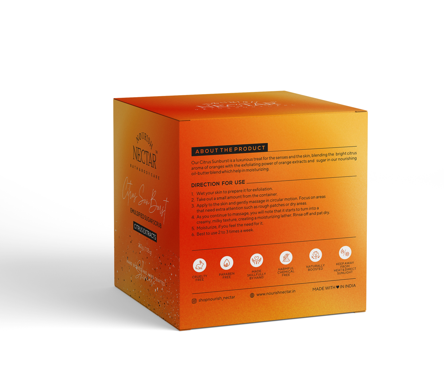 Citrus Sunburst Sugar Scrubs -200G