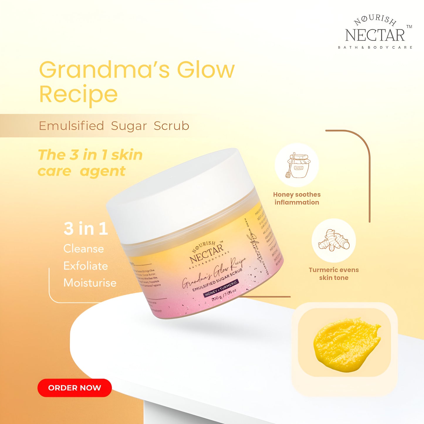 Grandma’s Glow Recipe Sugar Scrub - 200G