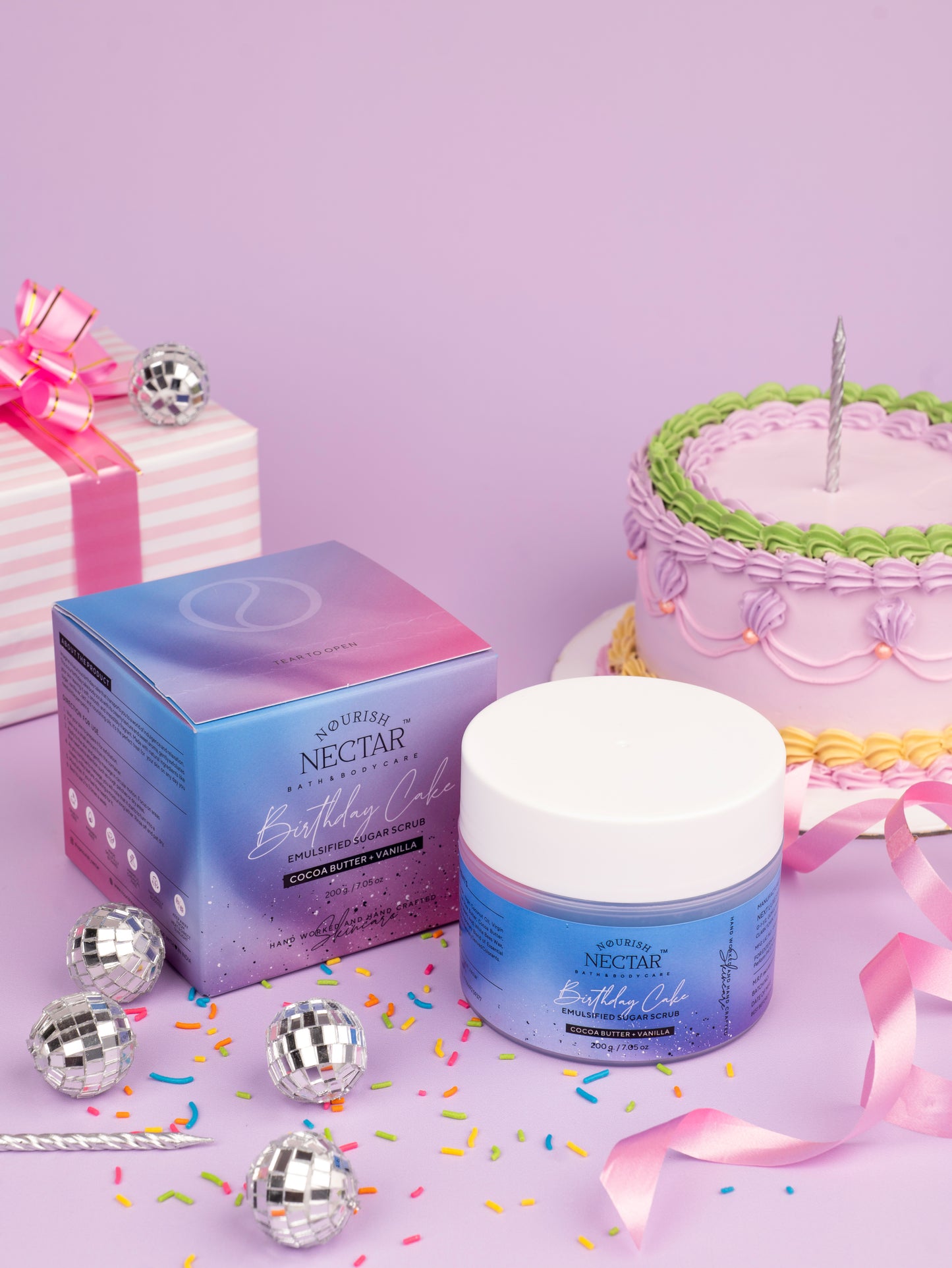 Birthday Cake Sugar Scrub -200G
