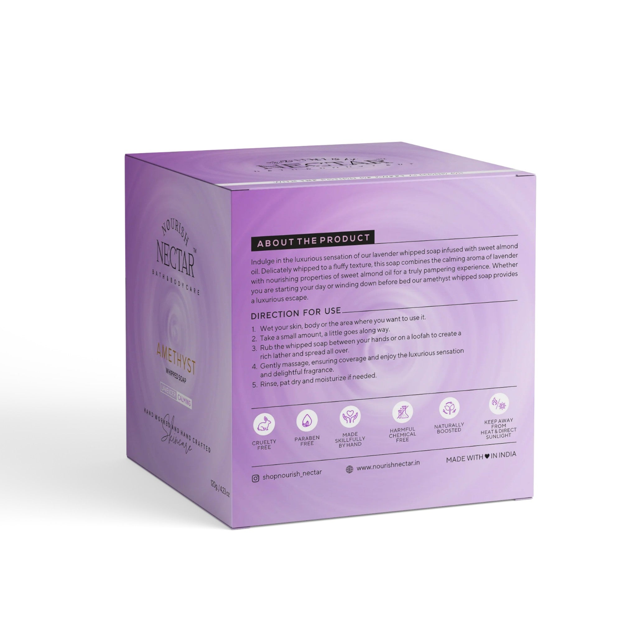 Amethyst Whipped soap