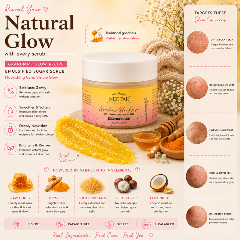 Grandma’s Glow Recipe Sugar Scrub