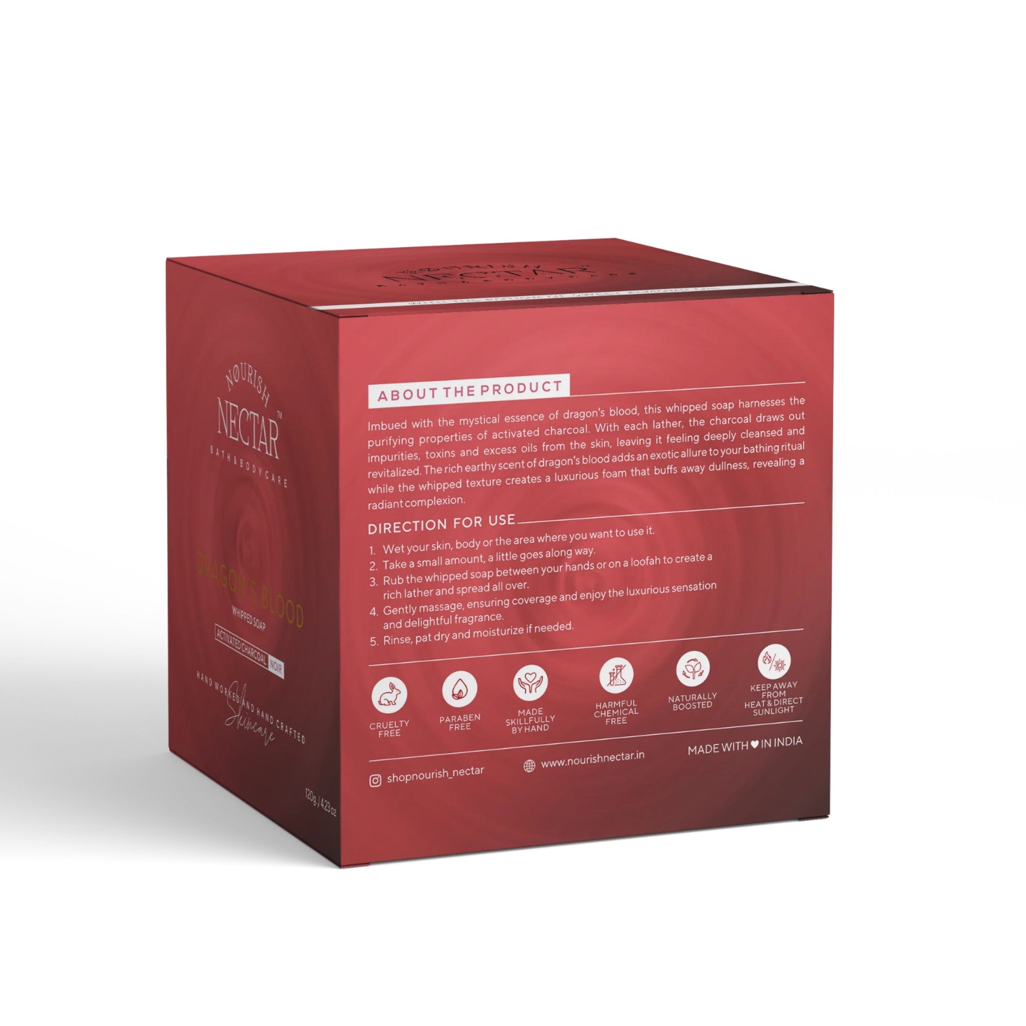 Dragon’s Blood Whipped Soap