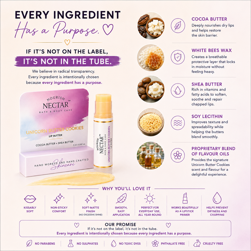 Unicorn Butter Cookies Lip Butter