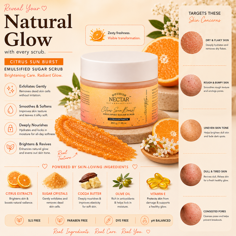 Citrus Sunburst Sugar Scrubs